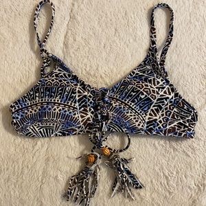 Tribal print Swim top